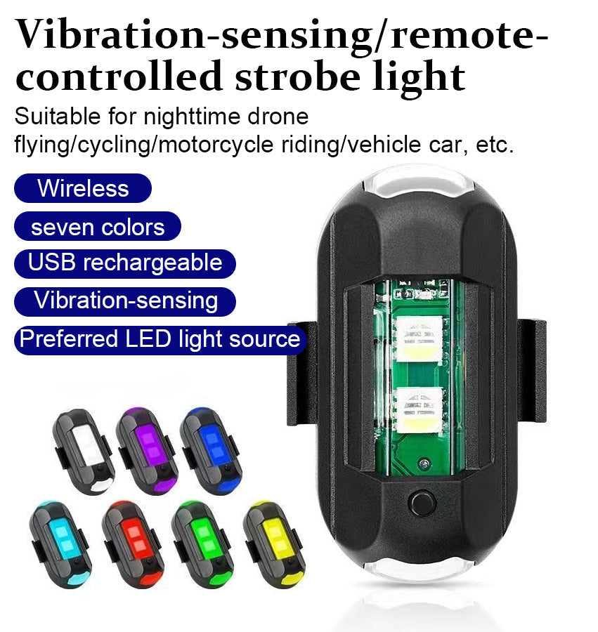 Dobshow™ Strobe light ! Strobe light 7 colors in 1 ,Suitable for cycling/ cars/drones/ outdoor activities